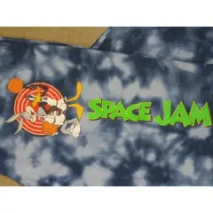 Bugs and Daffy Space Jam Men's Blue and White Cloud Sleep Pajama Pants