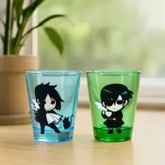 Funky People Black Butler Shot Glass 2-Pack