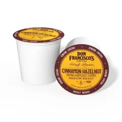 Don Francisco&rsquo;s Medium Roast Cinnamon Hazelnut Coffee Single Serve Pod - 24ct