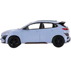 Hyundai Kona N Performance Light Blue Limited Edition to 1800 pieces Worldwide 1/64 Diecast Model Car by True Scale Miniatures