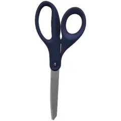 Westcott 8" Titanium Heavy-Duty Scissors Blunt Tip Navy 17509