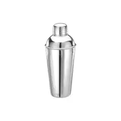 Winco 3 Piece Deluxe Cocktail Shaker, Stainless Steel, 16 Oz