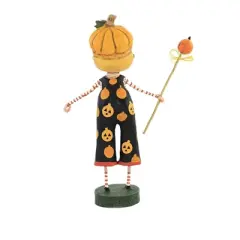Lori Mitchell 7.0 Inch Pumpkin Patches Halloween Figurine , Lightweight Halloween Decor Halloween Figurine (1PC)