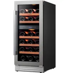 Ca'Lefort 15 inch 28 Bottle Wine Cooler, Built-in or Freestanding Fridge
