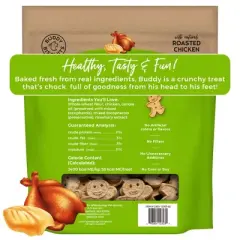 Buddy Biscuits Oven Baked Treats with Roasted Chicken Dry Dog Treats - 56oz