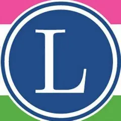 10ct Note Cards - Preppy Stripe Monogram - L