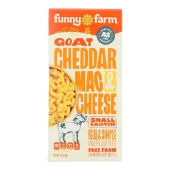 Funny Farm Goat Cheddar Mac & Cheese - Case of 8/6 oz