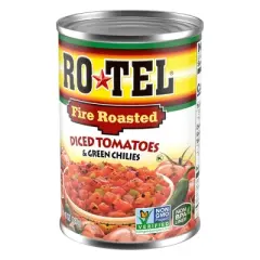 Rotel Fire Roasted Diced Tomatoes & Green Chilies - 10oz