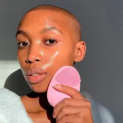 Fancii Isla Rechargeable Sonic Facial Cleansing Brush with Charging Stand - 1ct