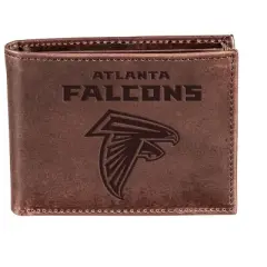 Evergreen Atlanta Falcons Bi-Fold Wallet, Brown