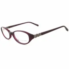 Jones New York Designer Reading Glasses J745 Purple 51 mm Violet Crystal Silver