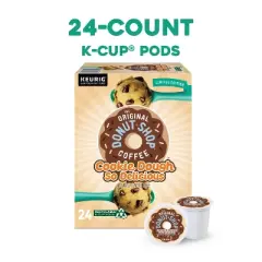 The Original Donut Shop Cookie Dough So Delicious Medium Roast Keurig K-Cup Coffee Pods - 24ct