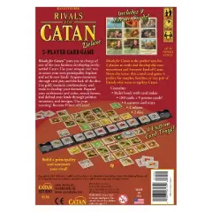 Rivals For Catan Deluxe Board Game: Strategy & Creativity, Includes Game Pieces & Instructions, 2 Players, 30-60 Min Play