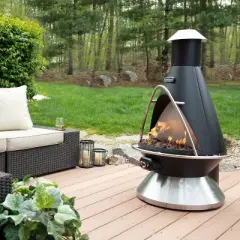 Cuisinart Chimenea Style LP Outdoor Fire Pit