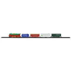 Northlight 21 Pc Green and Red Battery Operated Lighted and Animated Classic Train Set