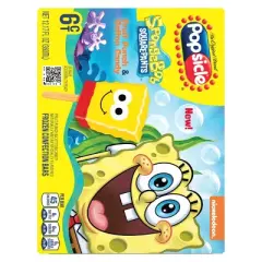 Popsicle Fruit Punch & Cotton Candy Frozen Confection Bars SpongeBob SquarePants - 6pk/12.17 fl oz