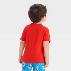 Toddler Boys' Short Sleeve Rash Guard Top - Cat & Jack&trade; Red