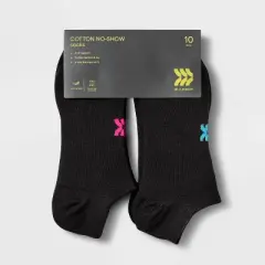 Women's Lightweight 10pk No Show Athletic Socks - All in Motion&trade; 4-10