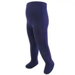 Touched by Nature Toddler and Kids Girl Organic Cotton Tights, Cream Pink