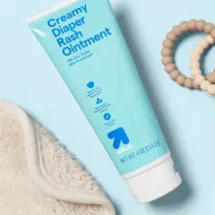Creamy Diaper Rash Ointment - Zinc Oxide Aloe & Vitamin E - 4oz - up&up&trade;