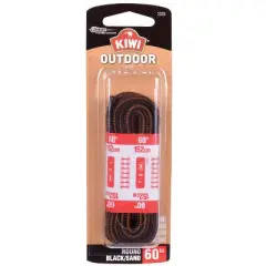 Kiwi Outdoor 60 in. Black/Sand Boot Laces