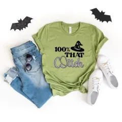 Simply Sage Market Women's 100% That Witch Hat Short Sleeve Graphic Tee