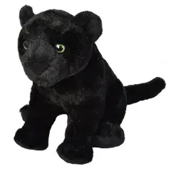 Wild Republic Cuddlekins Black Jaguar Stuffed Animal, 12 Inches