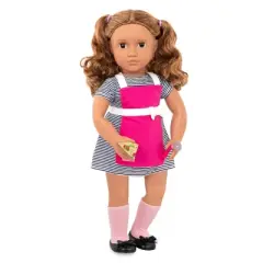 Our Generation Isa with Storybook & Outfit 18" Posable Cooking Doll