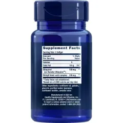 Super Ubiquinol CoQ10 with Enhanced Mitochondrial Support 100mg by Life Extension  -  60 Softgel