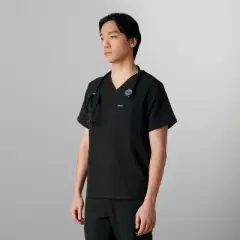 Members Only Men's Brighton V-Neck Scrub Top