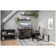 Safco Ultimate 47"" Computer Gaming Desk Black (5393BL) 