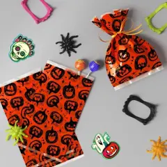 12ct Pumpkin Cello Bag Party Favors - Hyde and EEK! Boutique&trade;