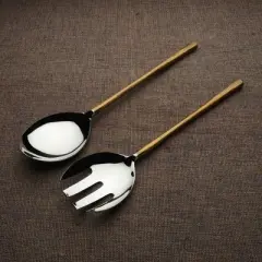 Inox Artisans Medicki Salad Server 2 Pc. Set