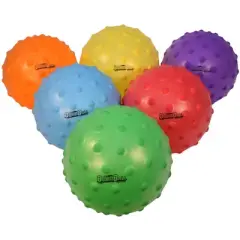 Sportime Small SloMo BumpBalls, 4 Inches, Assorted Colors, Set of 6