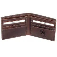 Karla Hanson CANADA WILD Men's Hunter Leather Wallet - Timber Wolf