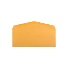 JAM Paper #10 Business Commercial Envelopes 4.125 x 9.5 Brown Kraft Manila 3984I