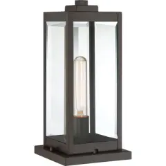 Quoizel Lighting Westover 1 - Light Post Light in  Western Bronze