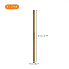 Unique Bargains 304 Stainless Steel Durable Reusable Heart Shape Drinking Straw 8.46" x 0.31"(L*W)