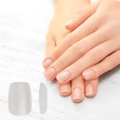 Unique Bargains Women's Full Coverage Fake Nails XS White 1 Pc