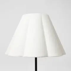 Scallop Pleated Lamp Shade White - Threshold&trade; designed with Studio McGee