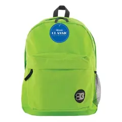 BAZIC Products&reg; Classic Backpack 17" Lime Green, Pack of 2