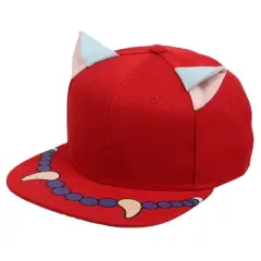Inuyasha Anime Cartoon Necklace Red & Blue Snapback Hat