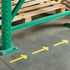 Stockroom Plus 2 Rolls Floor Marking Tape, 1 in x 36 Yards, 0.16mm, Vinyl Pinstripe Tape for Vehicles, Classroom, Warehouse, Gym, Yellow