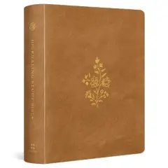 ESV Journaling Study Bible (Trutone Over Board, Nubuck Caramel) - (Leather Bound)
