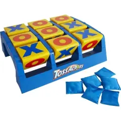 Toss Across Kids Outdoor Tic-Tac Toe Game Bean Bag Throw for Camping & Family Nights, Get 3-in-a-Row