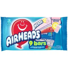 Airheads Singles Bars Variety Pack Chewy Candy - 9ct/4.95oz