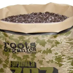 Roots Organic Formula 3 Cubic Feet 707 Growing Mix Peat, Compost, Coco Lawn Garden Large Container Water Retention Potting Soil in 30 Gallon Grow Bag