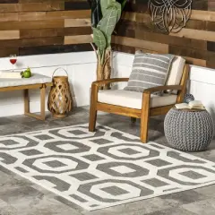 nuLOOM Nicola Transitional Bars Indoor/Outdoor Area Rug