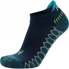 Balega Silver No Show Running Socks - Legion Blue/Lake Blue