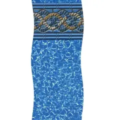 Swimline Round Mystri Unibead Liner for Above Ground Swimming Pools 24' - Blue/White